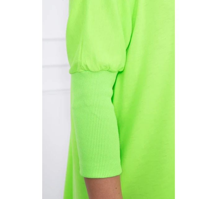 Oversize halenka zelená neonová Oversize halenka zelená neonová