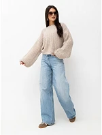 Sweter PM SW model 22334149 beżowy - FPrice Sweter PM SW model 22334149 beżowy - FPrice