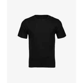 Pánské tričko s krátkým rukávem ATLANTIC - černé