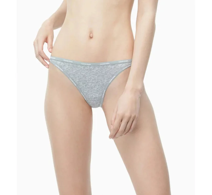 Dámské tanga QF4529E-PGR - Calvin Klein
