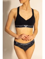 Dámské kalhotky 163334 1P219 03937 námořnická modrá - 2 pack - Emporio Armani