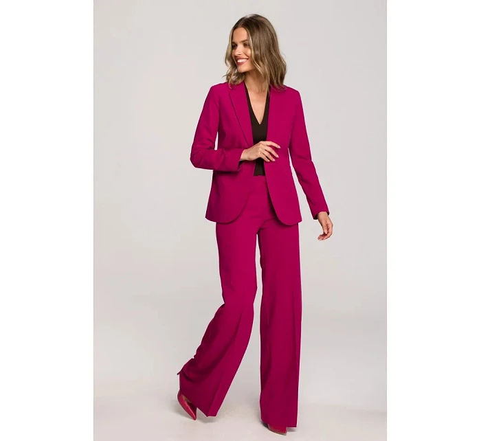 Sako s jedním knoflíkem  švestka model 22069754 - STYLOVE