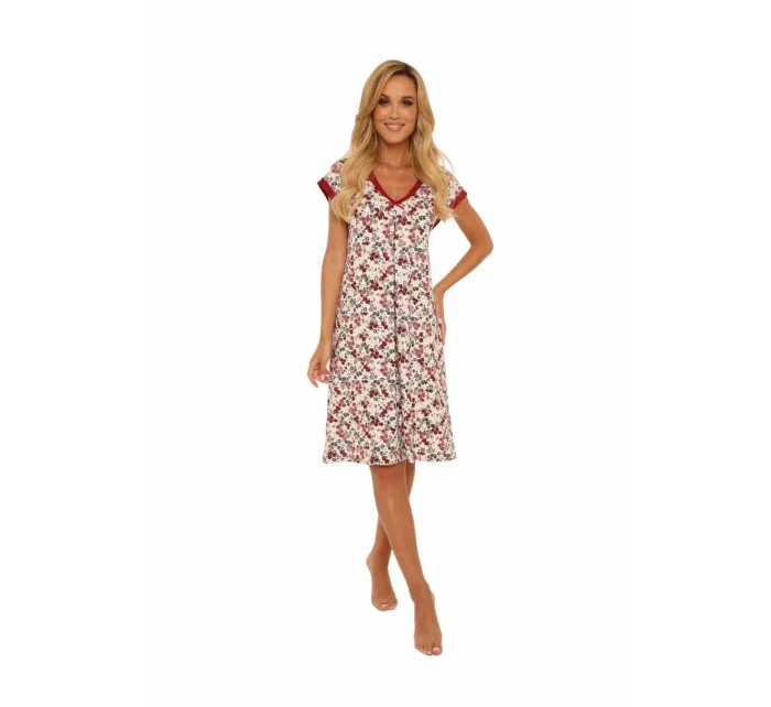 Dámská noční košile s krátkými rukávy model 9141707 MIA - De Lafense