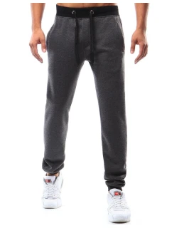 Pánské antracitové teplákové kalhoty model 21962294 - Dstreet