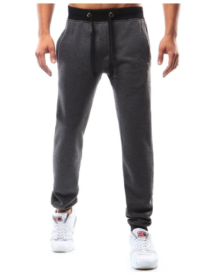 Pánské antracitové teplákové kalhoty model 21962294 - Dstreet