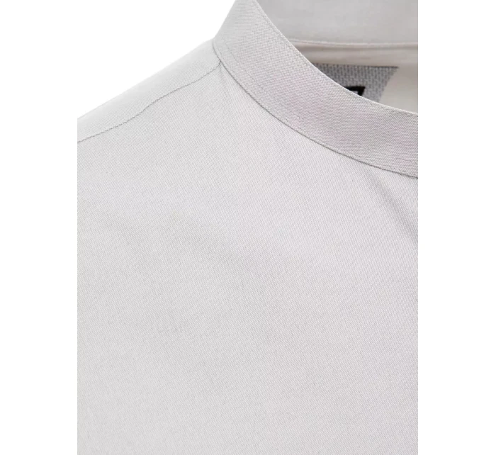 Pánské světle šedé tričko s krátkým rukávem Dstreet KX0999