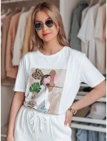 Dámské tričko bílé Dstreet model 21977077 - FashionStreet Dámské tričko bílé Dstreet model 21977077 - FashionStreet