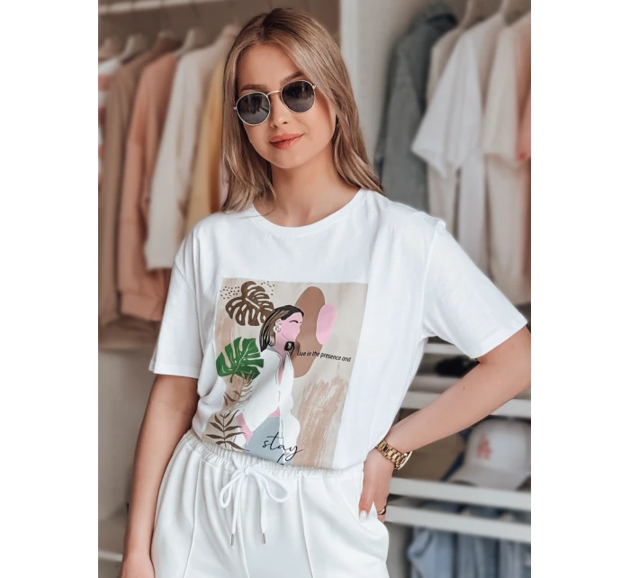 Dámské tričko bílé Dstreet model 21977077 - FashionStreet Dámské tričko bílé Dstreet model 21977077 - FashionStreet