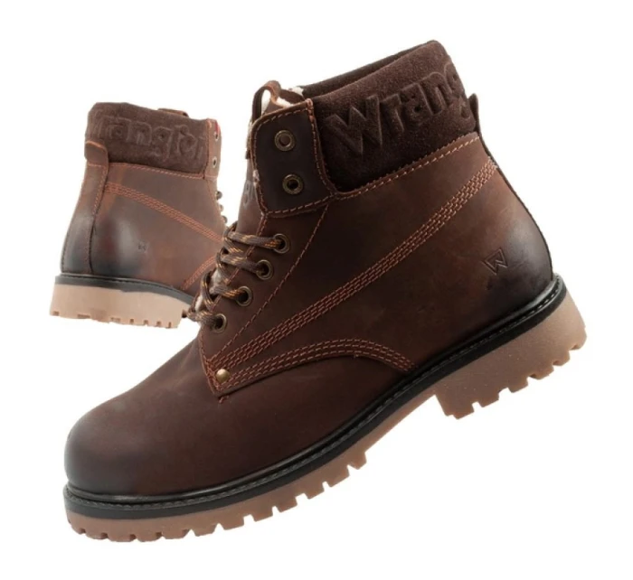 Wrangler Arch Fur pánské kozačky sable boots smart insulated brown