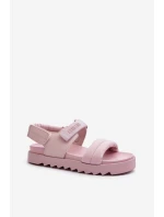 Dámské sandály na platformě Big Star NN274753 růžové Dámské sandály na platformě Big Star NN274753 růžové