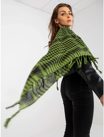 Šátek AT CH model 17657713 černý a zelený - FPrice