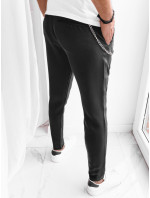 Pánské ležérní kalhoty černé Dstreet UX4002