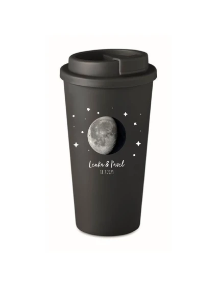 Personalizovaný cestovní termohrnek s měsíční fází 