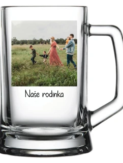 Personalizovaná pivní sklenice s fotografií 