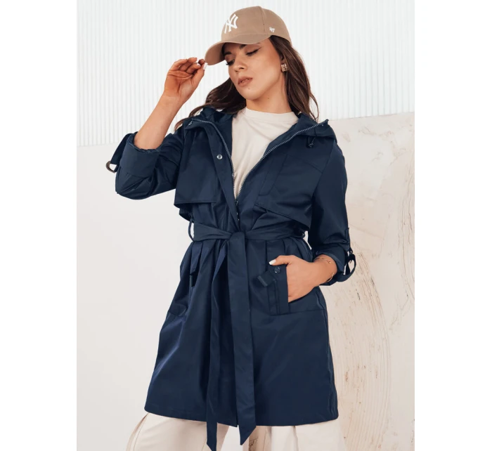 Dámská přechodná bunda parka navy blue Dstreet model 21975148 - FashionStreet