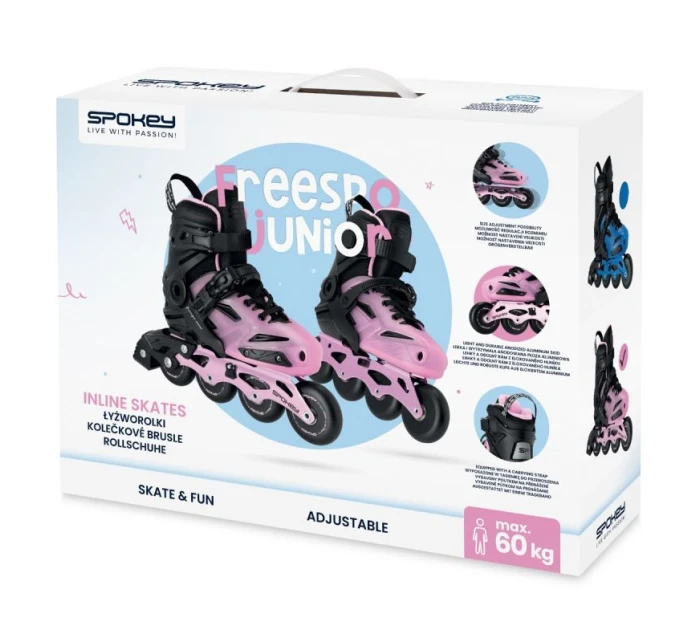 Kolečkové brusle Spokey Freespo Jr SPK-944662 r. 31-34
