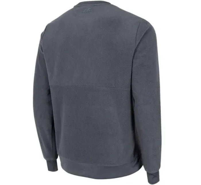 Pánská fleecová mikina s kapucí M H4Z22BLM01022S - 4F