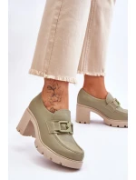 Elegantní boty s Zelená model 21612082 - Boto Elegantní boty s Zelená model 21612082 - Boto