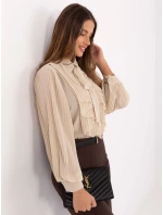 MI KS košile A2818.09 světle béžová