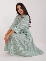 Dámské šaty LK SK 509673.13 bílo-zelené - FPrice