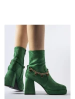 Boty na podpatku model 205085 Solea Boty na podpatku model 205085 Solea