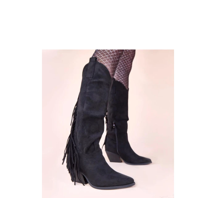 Kozačky na podpatku  model 223146 Solea