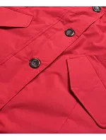 ZIMOWA KURTKA DAMSKA Z KAPTUREM CZERWONA model 21242599 - Ann Gissy ZIMOWA KURTKA DAMSKA Z KAPTUREM CZERWONA model 21242599 - Ann Gissy