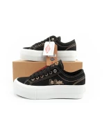 Lee Cooper dámská sportovní obuv na platformě černá se zlatými dámskými teniskami Lee Cooper dámská sportovní obuv na platformě černá se zlatými dámskými teniskami