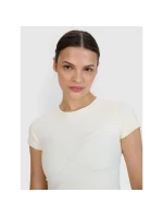 Dámské rychleschnoucí tričko na jógu a model 21815467 - 4F Dámské rychleschnoucí tričko na jógu a model 21815467 - 4F