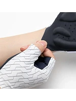 Rockbros MTB cyklistické rukavice velikost: S - bílo-černé