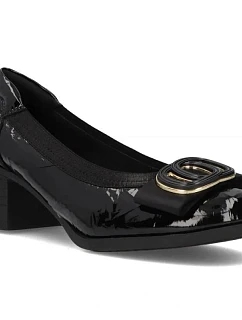 Skórzane  na czarne Filippo model 22087085 - Hikvision