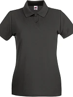 Fruit of the Loom Lady-Fit Premium Polo Dámské piqué polo 16.3030 light graphite