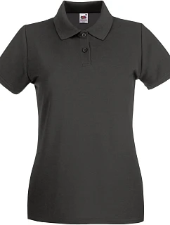 Fruit of the Loom Lady-Fit Premium Polo Dámské piqué polo 16.3030 light graphite