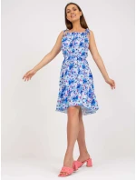 Šaty WN SK 0806 3.22 bílé a modré Šaty WN SK 0806 3.22 bílé a modré