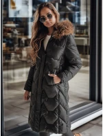 Dámská prošívaná dlouhá bunda WINTERACT černá FashionStreet TY4778 Dámská prošívaná dlouhá bunda WINTERACT černá FashionStreet TY4778