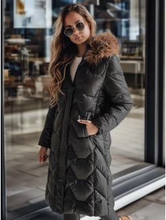 Dámská prošívaná dlouhá bunda WINTERACT černá FashionStreet TY4778