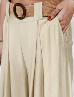 Dámské kalhoty beige model 21989291 - Dstreet Dámské kalhoty beige model 21989291 - Dstreet