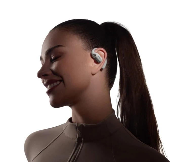 Bezdrátová sluchátka do uší Shokz OpenFit 2+ Grey