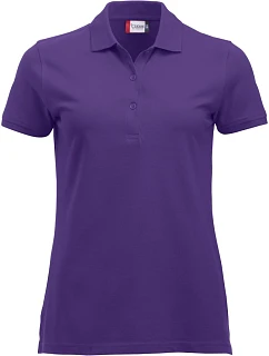 Clique Classic Marion S/S Dámské piqué polo z těžké bavlny 67.8246 bright lilac