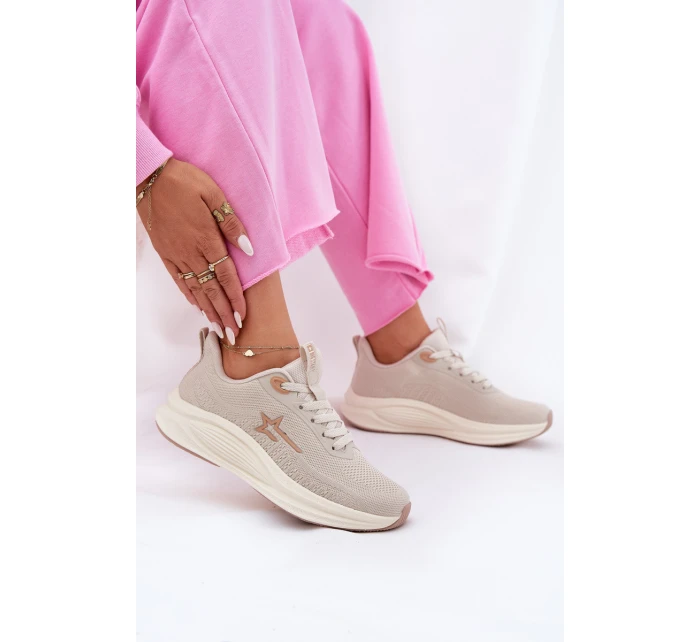 Sportovní Boty Tenisky Dámské Big Star model 21692203 HIPOLY SYSTEM Béžové - Big Star Shoes