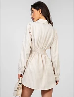 Sukienka IT SK model 22011380 jasny beżowy - FPrice