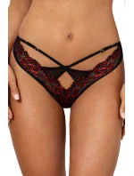Sexy tanga model 17680232 černá/červená - Axami Sexy tanga model 17680232 černá/červená - Axami