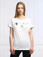 Dámské triko s krátkým rukávem - 164340 2R255 000110 - bílá - Emporio Armani