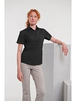 Russell Athletic 935F Popelínová halenka s krátkým rukávem 11.935F black Russell Athletic 935F Popelínová halenka s krátkým rukávem 11.935F black