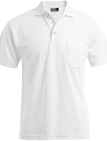 Promodoro 4100 Pánské polo s náprsní kapsou Heavy Piqué 40.4100 white