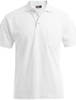 Pánské polo s kapsou Heavy Piqué 40. white model 22419064 - Promodoro