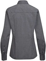 Seidensticker Blouse Regular LSL Popelínová halenka s dlouhým rukávem 78.0604 anthracite