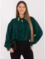 Bluzka IT BZ model 21768569 ciemny zielony - FPrice Bluzka IT BZ model 21768569 ciemny zielony - FPrice