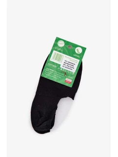 Dámské mikro-kotníkové bambusové ponožky – černé