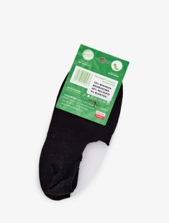 Dámské mikro-kotníkové bambusové ponožky – černé